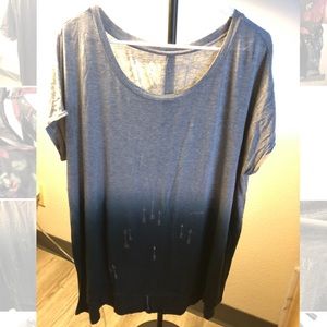 American Eagle Ombré Box Tee